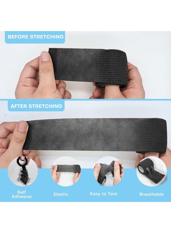 infino 4-Piece Soccer Assortment Set, 1pair Football Socks with Shin Guard, long stockings, leg guards, sports straps - Image 5